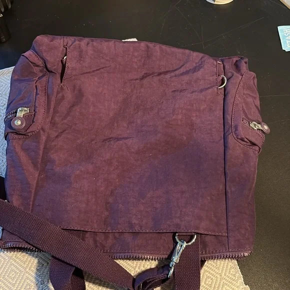 Kipling purple/plum Tote Bag with Front Pocket - Picture 7 of 10